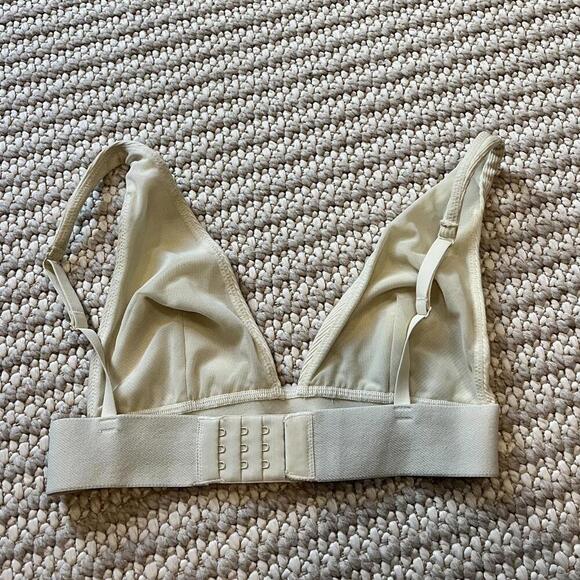 Skims Cotton Rib Plunge Bralette - Picture 5 of 6